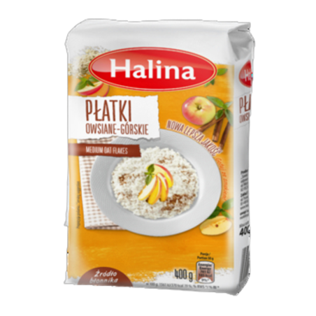 Halina Płatki Owsiane Górskie 400g